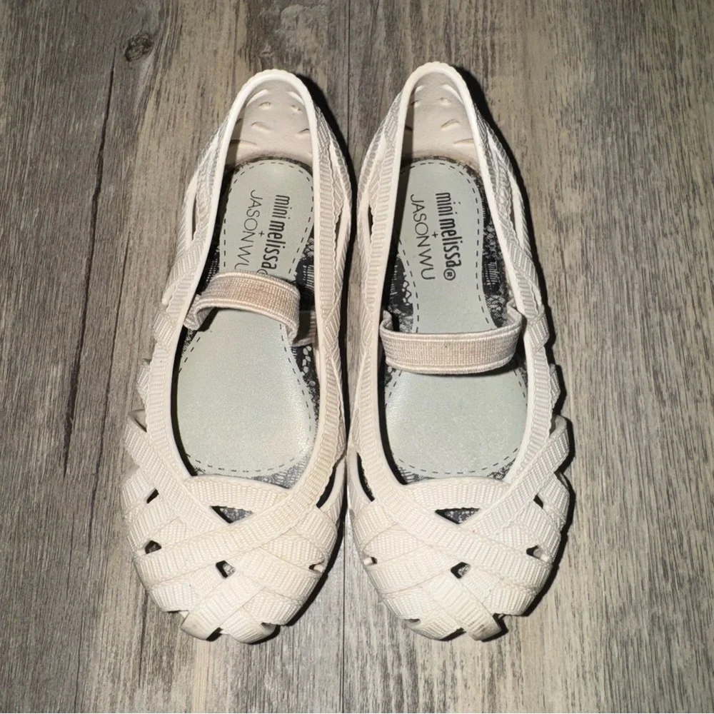 Mini Melissa Kids Cream Sandals